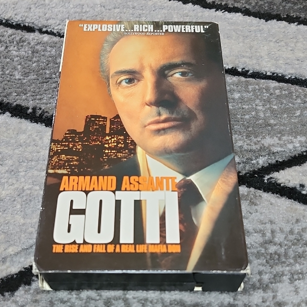 GOTTI THE RISE AND FALL OF THE REAL LIFE MAFIA DON VHS 1996 DRAMA